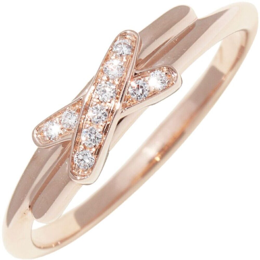 Chaumet K18PG Diamond Ring Ju De Lian
